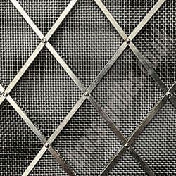 Regency Satin Nickel Decorative Grille