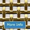 interwoven square gold grille sheet