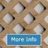 diamond hole oak veneered mdf screening panel