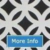 inner circular white steel grille panel