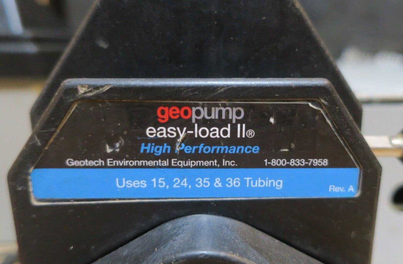 Geotech Geopump II GTEL2cb Peristaltic Pump Water Sampling EasyLoad