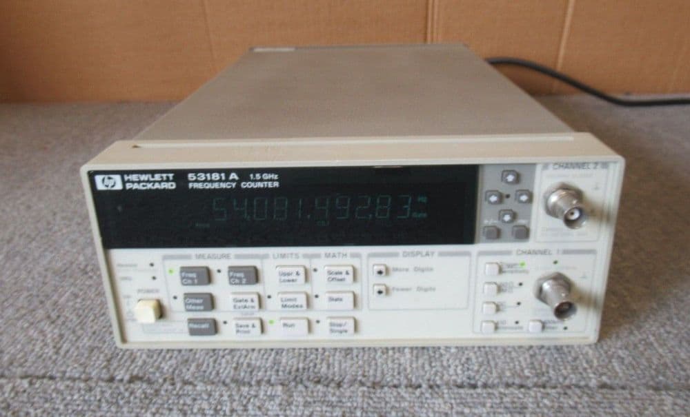 HP Agilent Keysight 53181A Single Channel RF Frequency Counter 225MHz