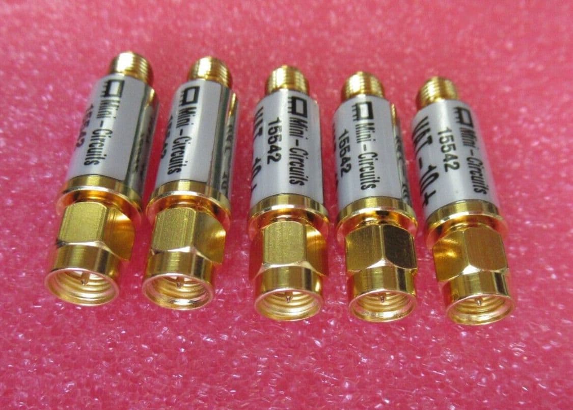 Job Lot 5 x MiniCircuits 15542 VAT10 10dB Fixed Attenuator 50 DC6000MHz
