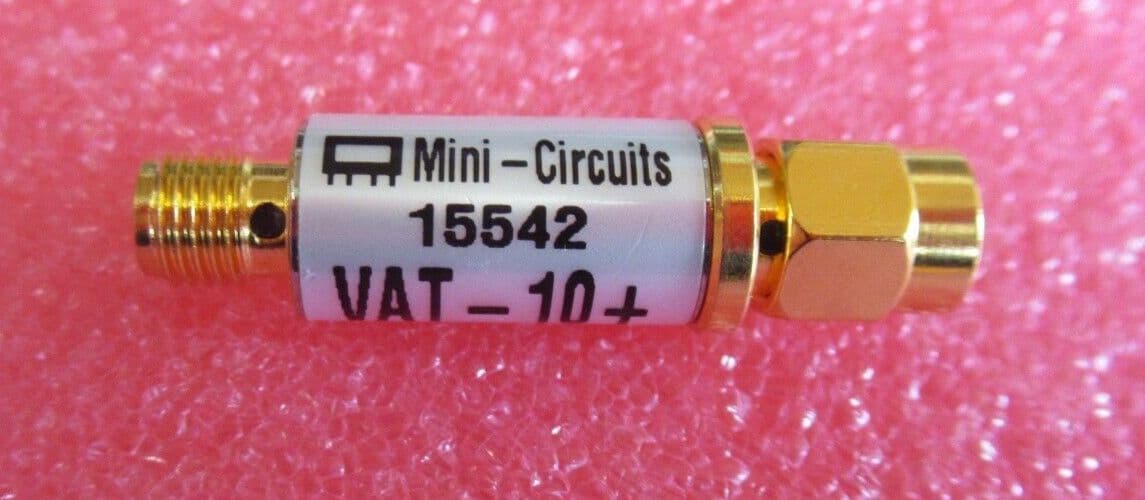 Job Lot 5 x MiniCircuits 15542 VAT10 10dB Fixed Attenuator 50 DC6000MHz