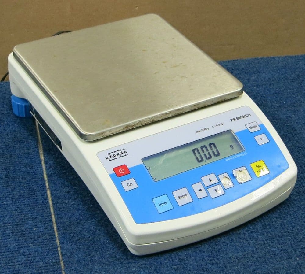 Radwag Precision Top Loading Balance PS 6000/C/1 6000g x 0 01 g Digital