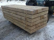 GREEN OAK - BEAMS/SLEEPERS - 2.4M X 200/100