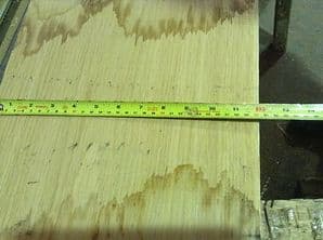 KD OAK ......SINGLE BOARD 2.2M X 27MM X VARIOUS