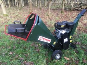 Petrol Wood Chipper 196cc 6.5hp 4 Stroke Petrol Heavy Duty Garden shredder
