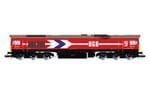 Arnold HN9071 TT Gauge HGK Class 66 Diesel Locomotive (with Yellow Front)