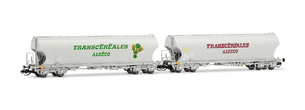Arnold HN9758 TT Gauge SNCF Transcéréales ALGECO Cereal Hopper Wagon Set (2)