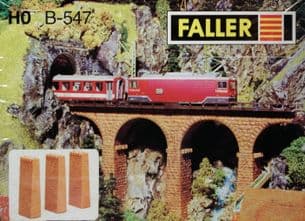 Faller 120547 H0 Gauge Bridge Piers (3)