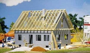 Faller 130303 H0 Gauge Detached House Under Construction Kit