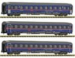 Fleischmann 6260084 N Gauge ÖBB Nightjet Bmz Coach Set (3)