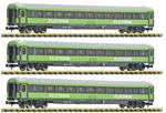 Fleischmann 6260086 N Gauge Flixtrain Bpmmbz/Bpmmz Coach Set 2 (3) VI