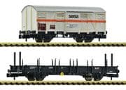 Fleischmann 6660042 N Gauge Sersa Engineers Wagon Set (2)
