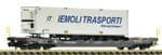 Fleischmann 6660070 N Gauge Hupac T5 Pocket Wagon (with IEMOLI Trailer)