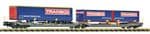 Fleischmann 6660151 N Gauge Hupac T3000e Pocket Wagon with Transco Swap Bodies/Trailer