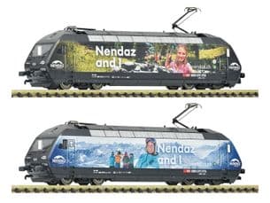 Fleischmann 7570053 N Gauge SBB Re 460 078-9 Nendaz Electric Locomotive (DCC Sound)