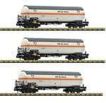 Fleischmann 849119 N Gauge DB EVA/DSM Holland Zags Tank Wagon Set (3)