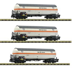 Fleischmann 849119 N Gauge DB EVA/DSM Holland Zags Tank Wagon Set (3)