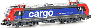 Hobbytrain (by Lemke) H30178 N Gauge SBB Cargo BR193 051 Electric Locomotive VI