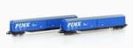 Hobbytrain H23445 N Gauge Pimk Rail Habis High Capacity Bogie Wagon Set (2) VI