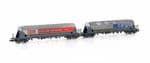 Hobbytrain H23479 N Gauge SBB Cargo Taggnpps Hopper Wagon Set Weathered (2)