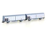 Hobbytrain H24660 N Gauge SBB Hbbillns Sliding Wall Van Set (2)