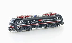 Hobbytrain H30169 N Gauge SBB Cargo International BR 193 657 'Shadowpiercer' Electric Locomotive