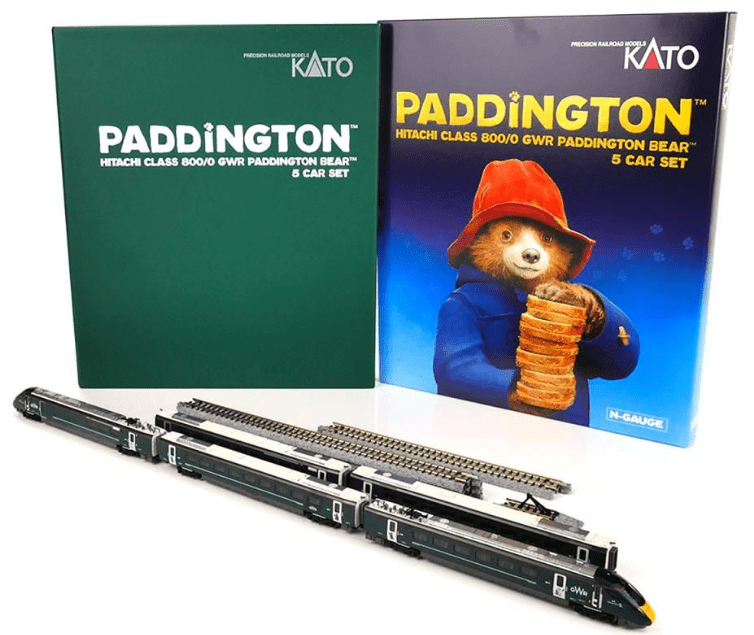 Kato 10-1673D N Gauge Class 800 010 Paddington Bear GWR 5 Car