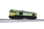 Kato 10835 N Gauge DB Cargo Climate Hero Class 66 Diesel Locomotive