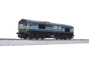 Kato 10838 N Gauge Lineas Class 66 Diesel Locomotive