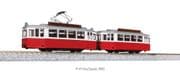 Kato 14-806-3 N Gauge My Tram Classic Red