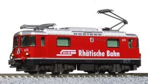 Kato 3102-3 N Gauge Rhb Ge 4/4 II 618 Electric Locomotive