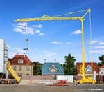 Kibri 10390 H0 Gauge LIEBHERR SK 20 quick-assembly crane with trailer