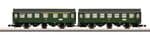 Märklin 87061-01 Z Gauge DB Umbauwagen 1st/2nd Class Coach Set