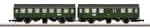 Märklin 87061-06 Z Gauge DB Umbauwagen Baggage/2nd Class Coach Set