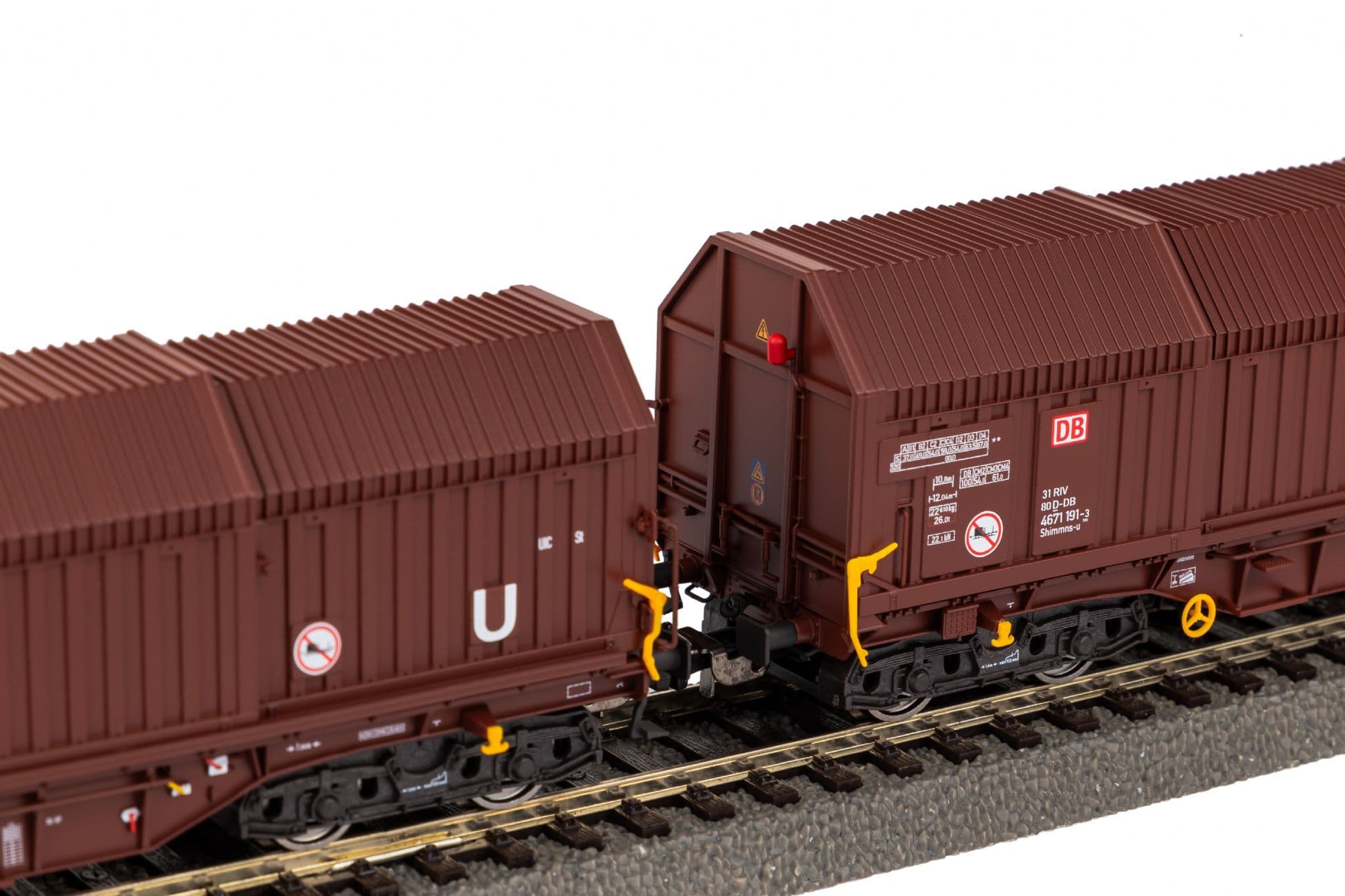 Wagon PIKO Bâché Court Vert – B Cargo SNCB 95467 – HO – Occasion