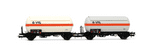 Rivarossi HR6619 HO Gauge DB VTG Zgs Gas Tanker Wagon Set (2)