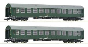 Roco 6200102 HO Gauge PKP Bwxzd 2nd Class Coach Set (2)