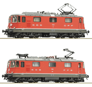Roco 7510127 HO Gauge SBB Re 4/4 II 11133/192 Electric Loco Twin Set V (DCC Sound)