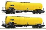 Roco 76025 HO Gauge GATX Zans Tank Wagon Set (2)