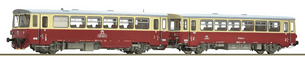 Roco 7700023 HO Gauge ZSSK Rh810 491-1 Diesel Railcar & Trailer V