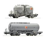 Roco 77038 HO Gauge SBB 2-piece set: Silo wagons,