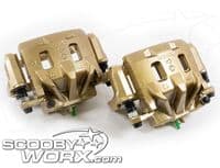 Subaru 2 Pot Front Reconditioned Calipers with stainless steel pistons