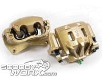 Subaru 2 Pot Front Reconditioned Calipers with stainless steel pistons
