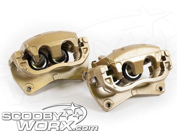 Subaru 2 Pot Front Reconditioned Calipers with stainless steel pistons