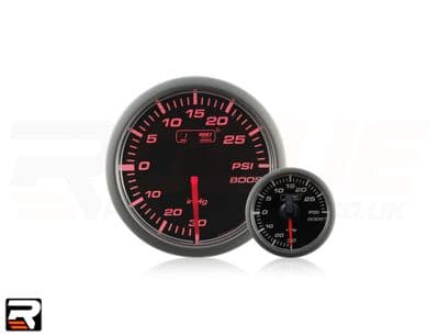 45mm Stepper Motor Clear/Amber Boost Gauge (PSI)