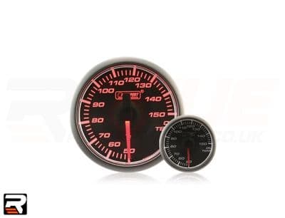 45mm Stepper Motor Clear/Amber Oil Temperature Gauge