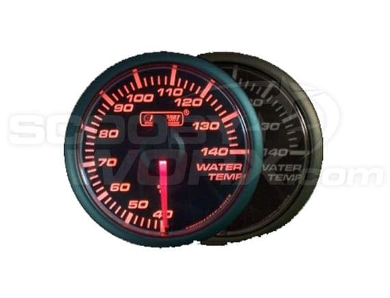 45mm Stepper Motor Clear/Amber Water Temperature Gauge